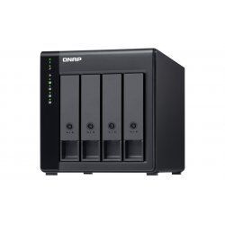 QNAP TL-D400S Boîtier de disques de stockage Boîtier disque dur/SSD Noir, Gris 2.5/3.5"