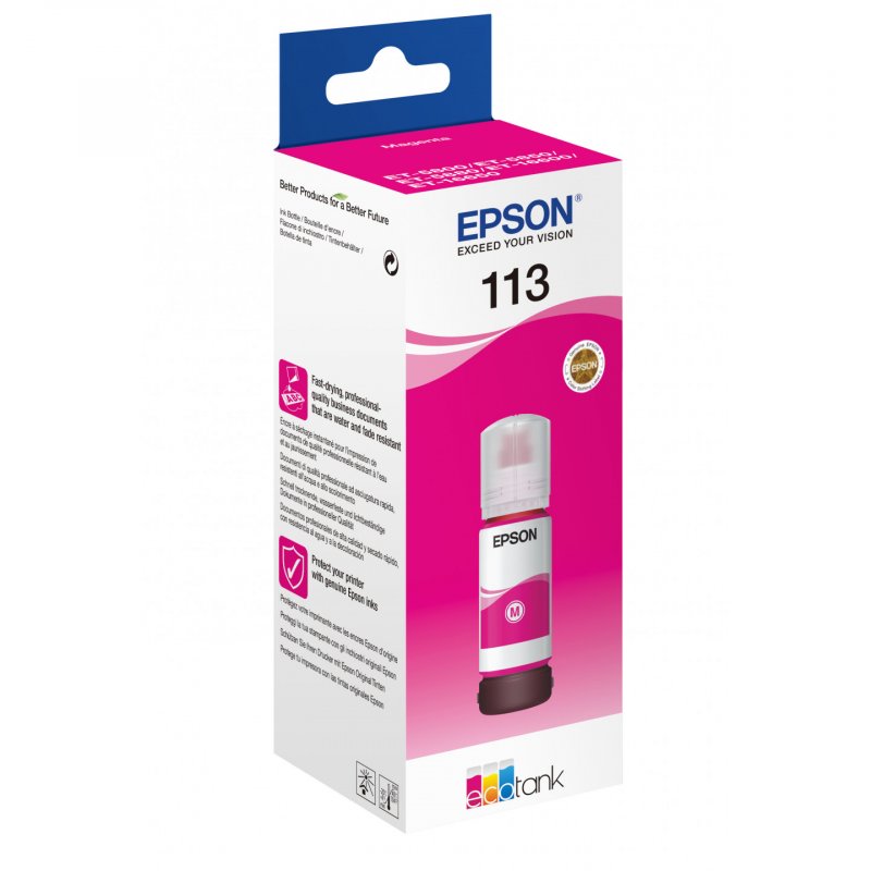 EPSON 113 EcoTank Pigment Magenta ink