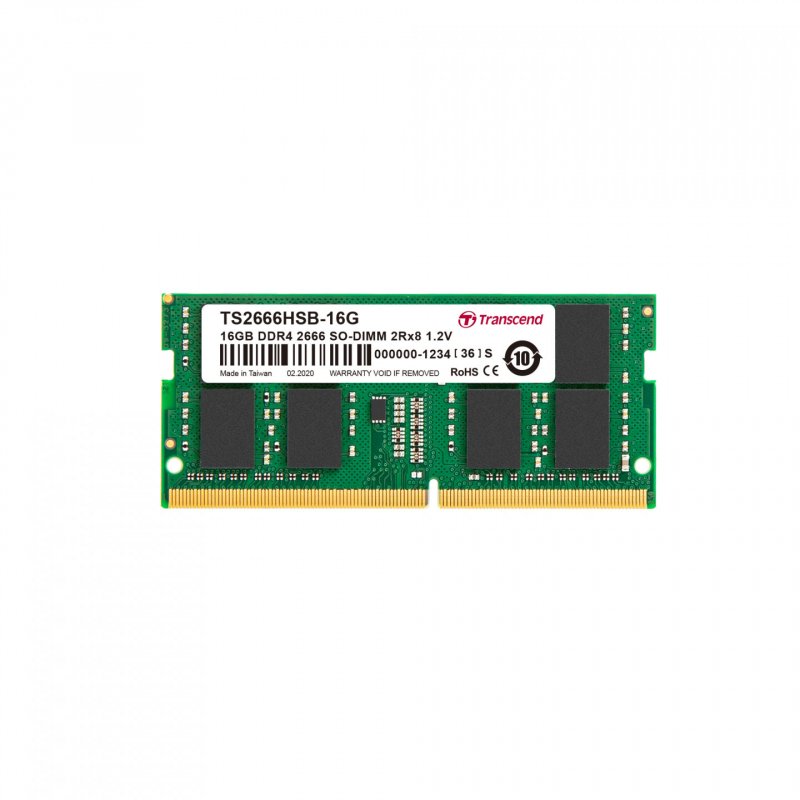 TRANSCEND 16Go DDR4 2666Mhz SO-DIMM 2Rx8