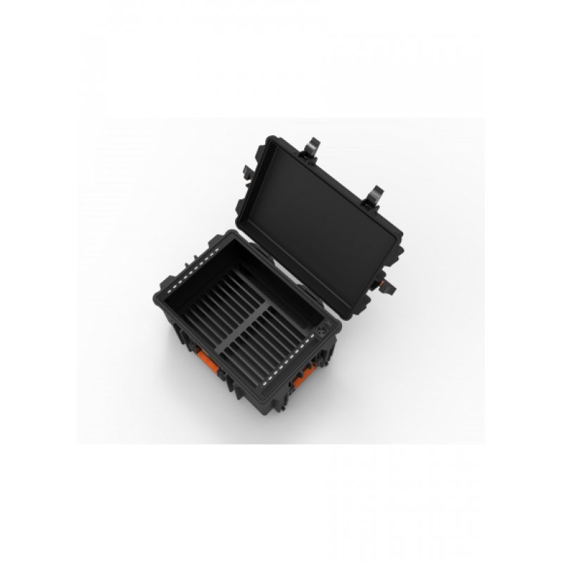 Port Designs 901961 chariot et rangement roulant Noir, Orange