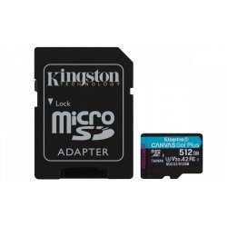 Kingston Technology Canvas Go! Plus 512 Go MicroSD UHS-I Classe 10