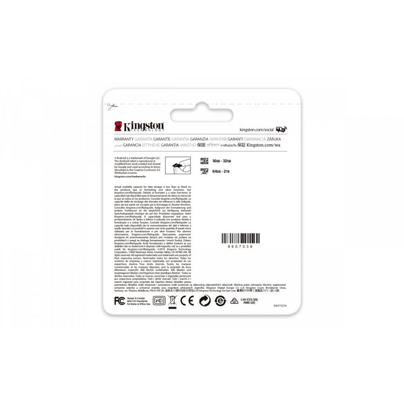 KINGSTON 64GB microSDXC Canvas Go Plus 1