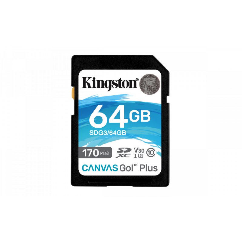 KINGSTON 64GB SDXC Canvas Go Plus 170R