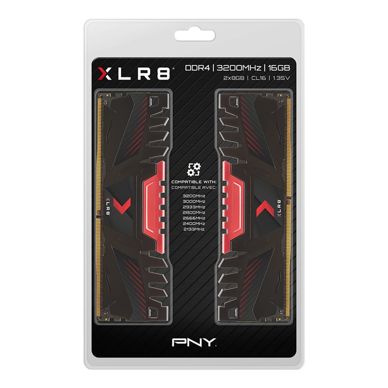 PNY compatible 16Go DDR4 PC4-25600 3200MHZ DIMM