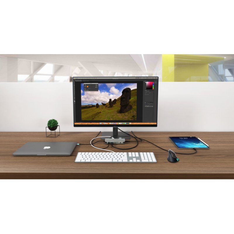 I-TEC USB-C NANO DOCK HDMI/VGA DOCK ST. HDMI/VGA LAN + PD 100W