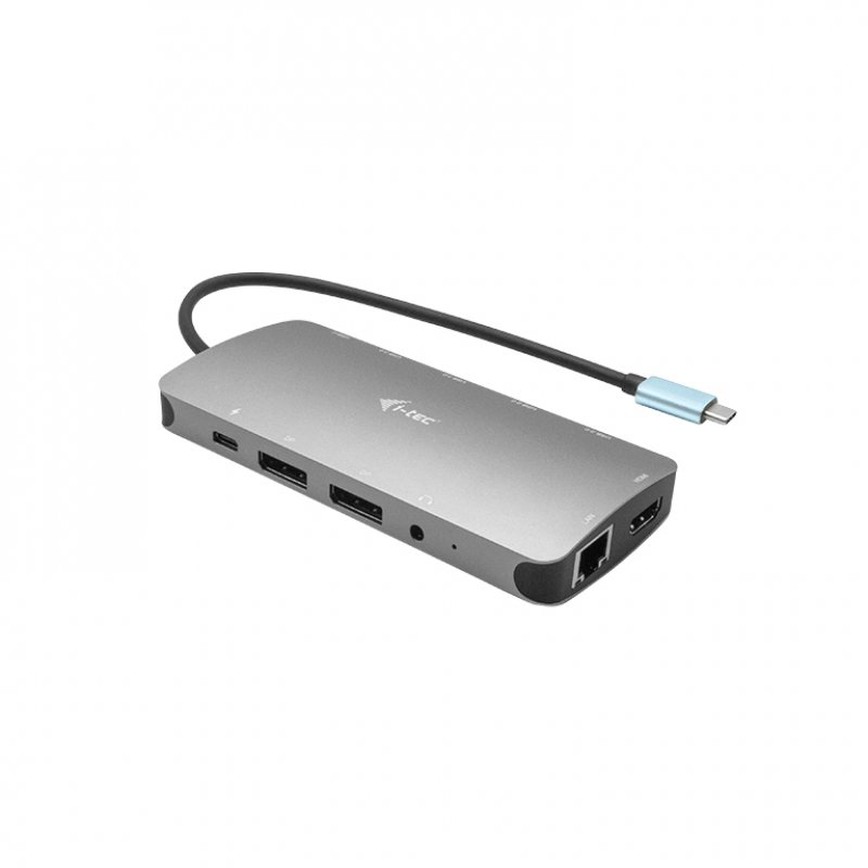 USB-C Metal Nano Dock 3x - 2 x Display Port + 1 x HDMI + 1 x Power Delivery 100W