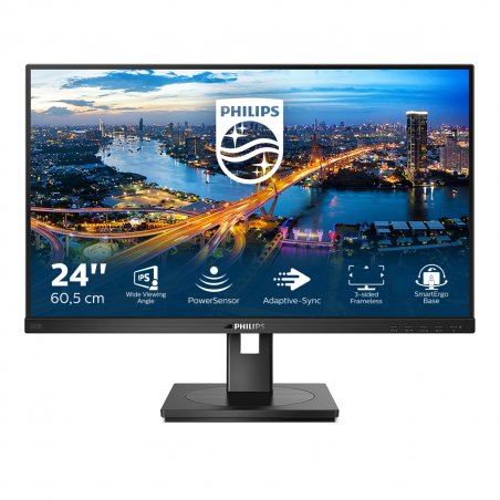 Philips B Line 242B1/00 LED display 60,5 cm (23.8") 1920 x 1080 pixels Full HD Noir