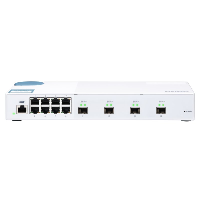 QNAP compatible QSW-M408S - Switch - 12 Anschlüsse - managed