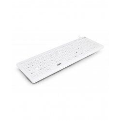 Urban Factory Sanee clavier USB AZERTY Français Blanc