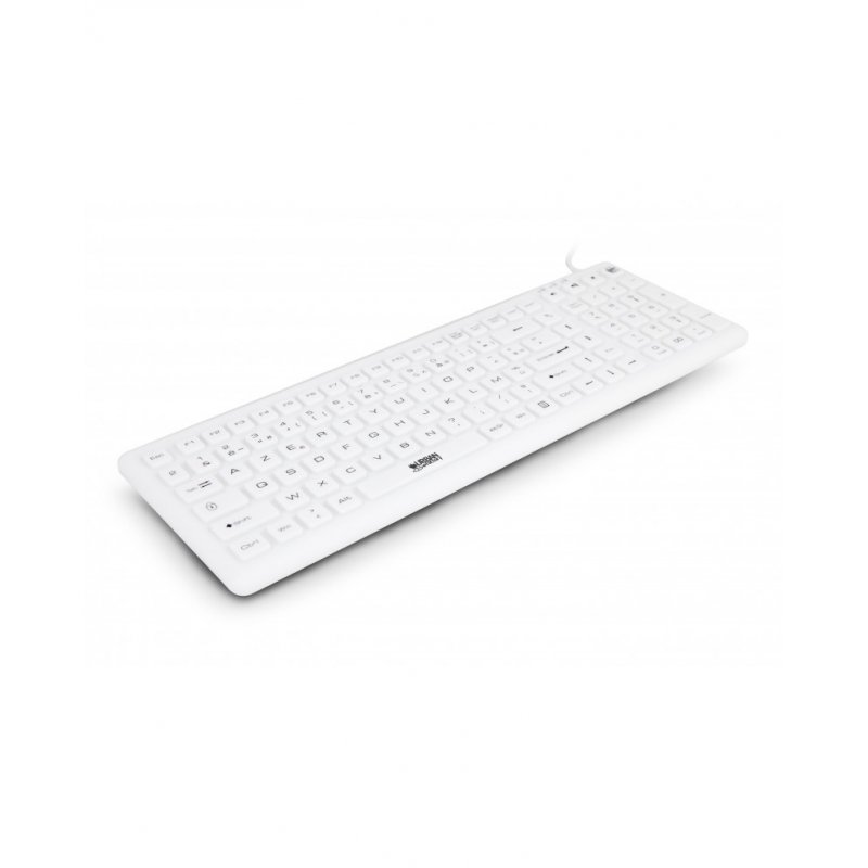 Urban Factory Sanee clavier USB AZERTY Français Blanc