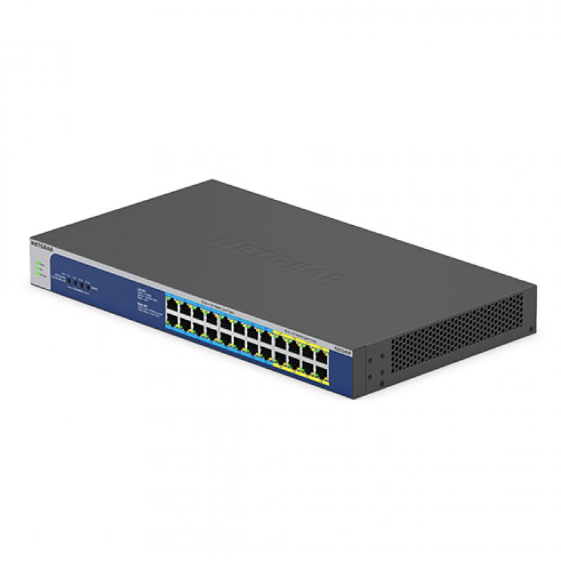 NETGEAR GS524UP Non-géré Gigabit Ethernet (10/100/1000) Connexion Ethernet, supportant l'alimentation via ce port (PoE