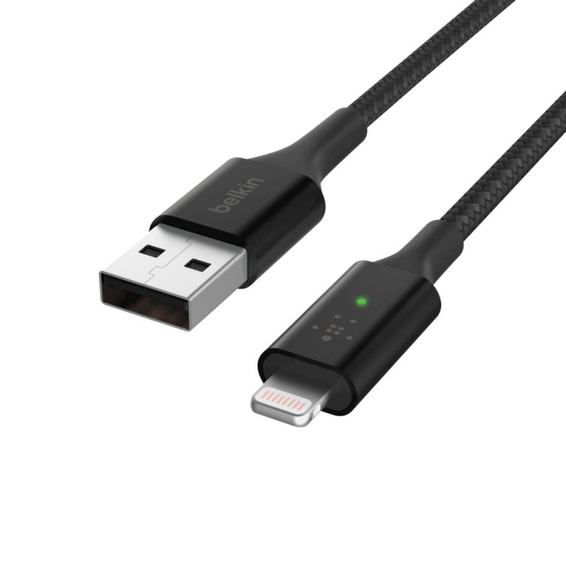 Belkin CAA007BT04BK câble Lightning 1,2 m Noir