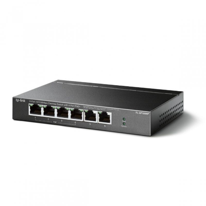 TP-Link TL-SF1006P commutateur réseau Non-géré Fast Ethernet (10/100) Connexion Ethernet, supportant l'alimentation v