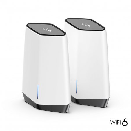 NETGEAR Orbi Pro WiFi 6 Tri-band Mesh System (SXK80) Tri-band (2.4 GHz / 5 GHz / 5 GHz) Wi-Fi 6 (802.11ax) Grey, White 9