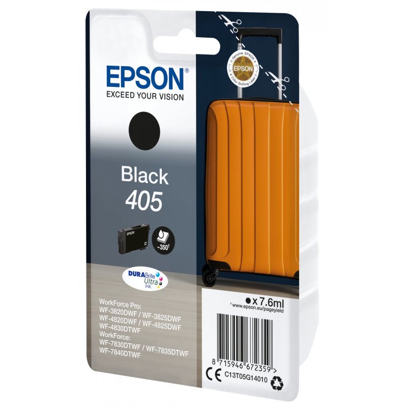 EPSON Singlepack Black 405 DURABrite