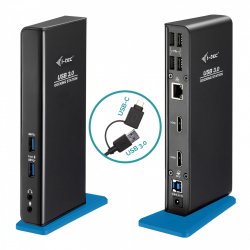 USB-A/USB-C 3.0 Dual HDMI Docking Station