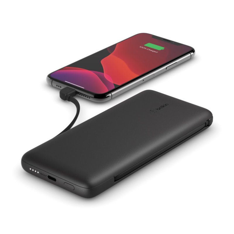 BELKIN 10K PD PowerBank+Integrated CBLS