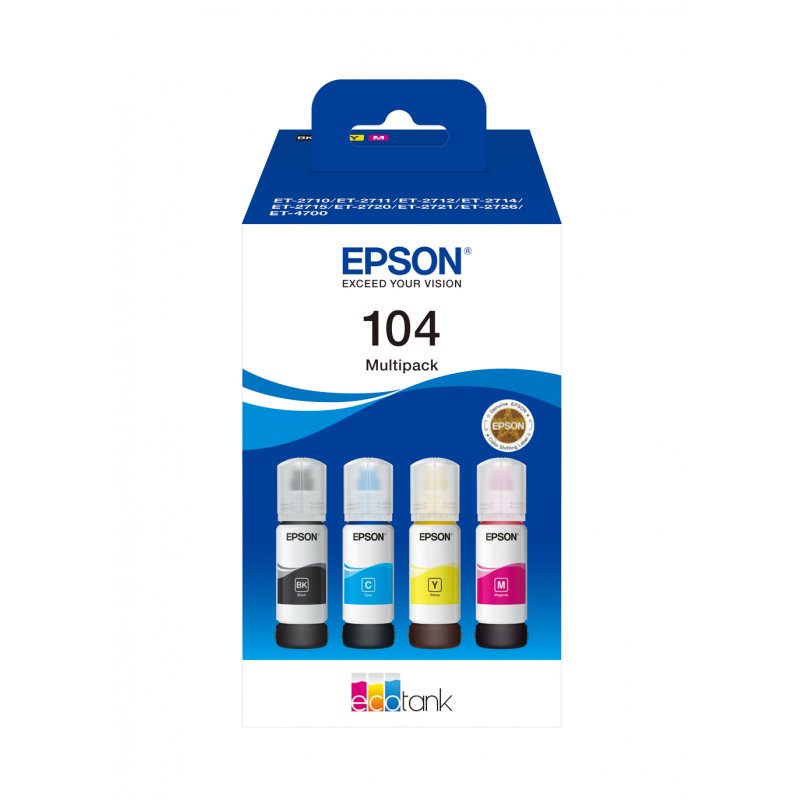 EPSON 104 EcoTank 4-colour Multipack