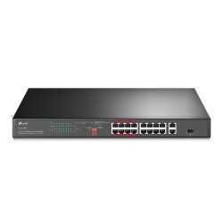 16-PORT 10/100MBPS + 2-PORT GIGABIT RACKMOUNT SWITCH