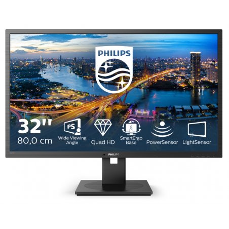 Philips B Line 325B1L/00 computer monitor 80 cm (31.5") 2560 x 1440 pixels 2K Ultra HD LCD Black