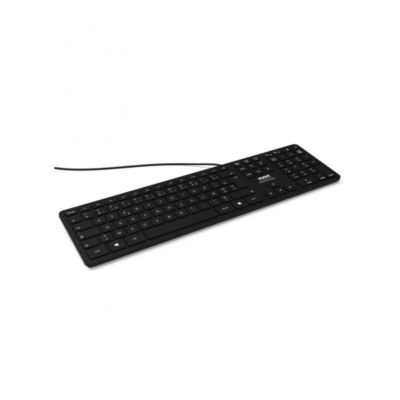Port Designs 900754-FR clavier USB AZERTY Français Noir