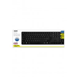Port Designs 900903-UK clavier Bluetooth QWERTY Anglais britannique Noir