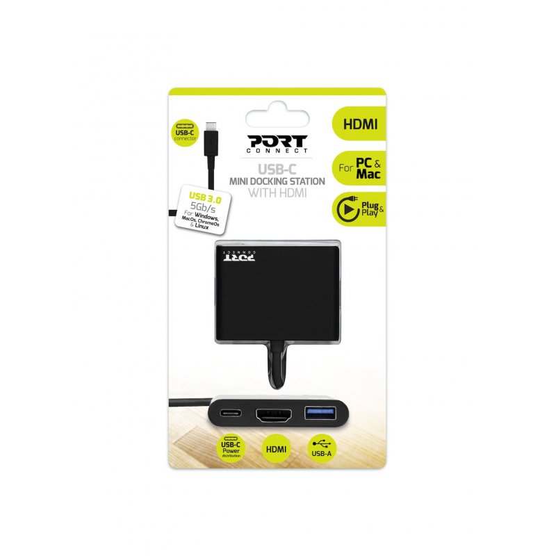 PORT DESIGNS compatible Docking Mini Type C HDMI