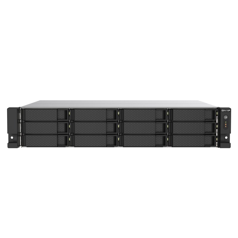 QNAP TS-1273AU-RP-8G serveur de stockage NAS Rack (2 U) Ethernet/LAN Aluminium, Noir V1500B