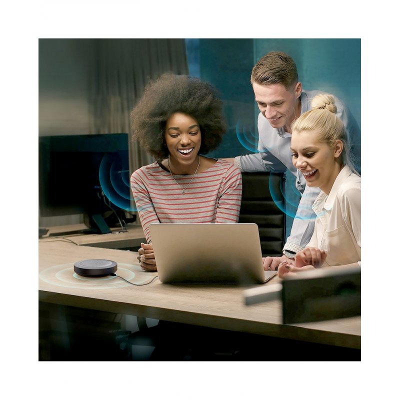 Urban Factory MOVEE loudspeaker Black, Grey Wired