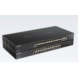 D-Link DXS-1210-28T commutateur réseau Géré L2/L3 10G Ethernet (100/1000/10000) 1U Noir