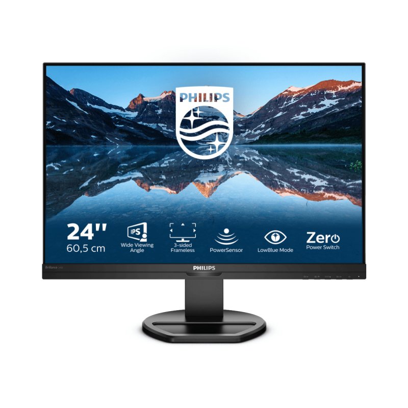 Philips compatible LED-Display B Line 240B9 - LED 61.1 cm (24.1") - 1920 x 1200 WUXGA