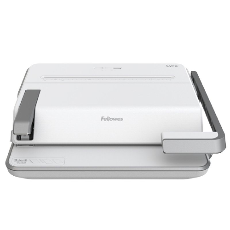 Fellowes lowes Lyra 3 in 1 Binding Centre DD 300 feuilles Gris, Blanc
