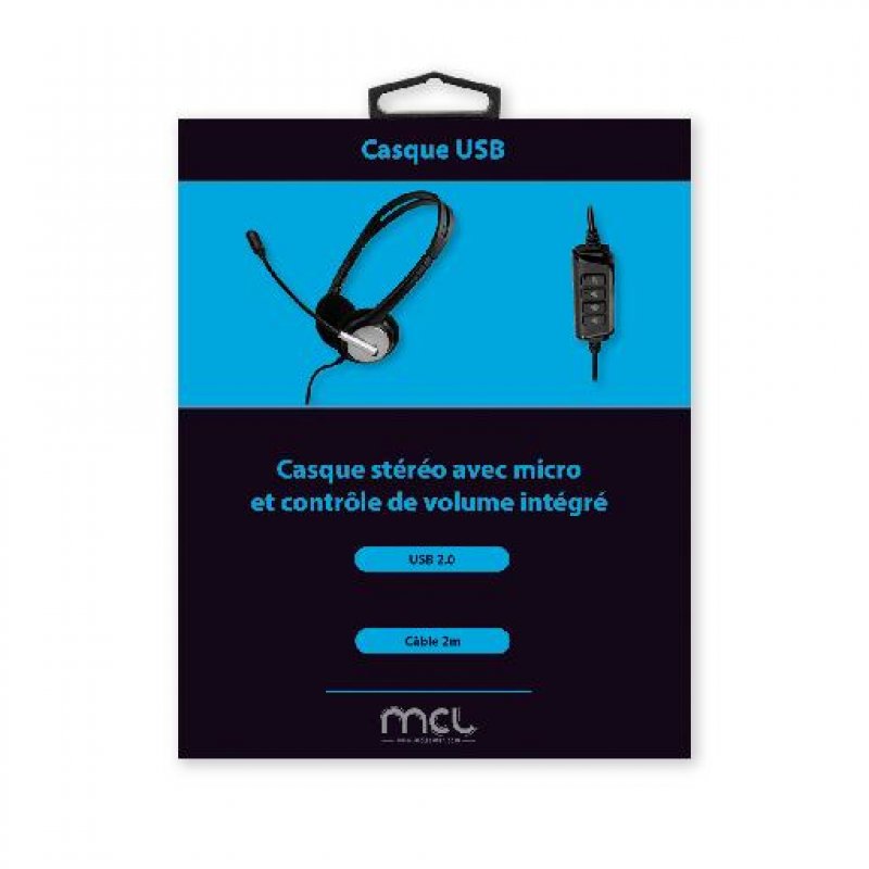 MCL Casque stéréo avec micro avec