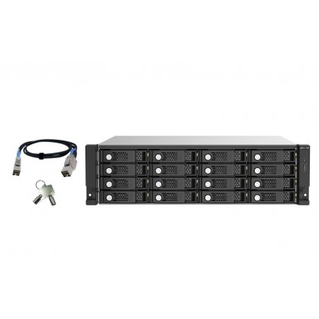 QNAP compatible TL-R1620SEP-RP 16-bay 3U exp. unit