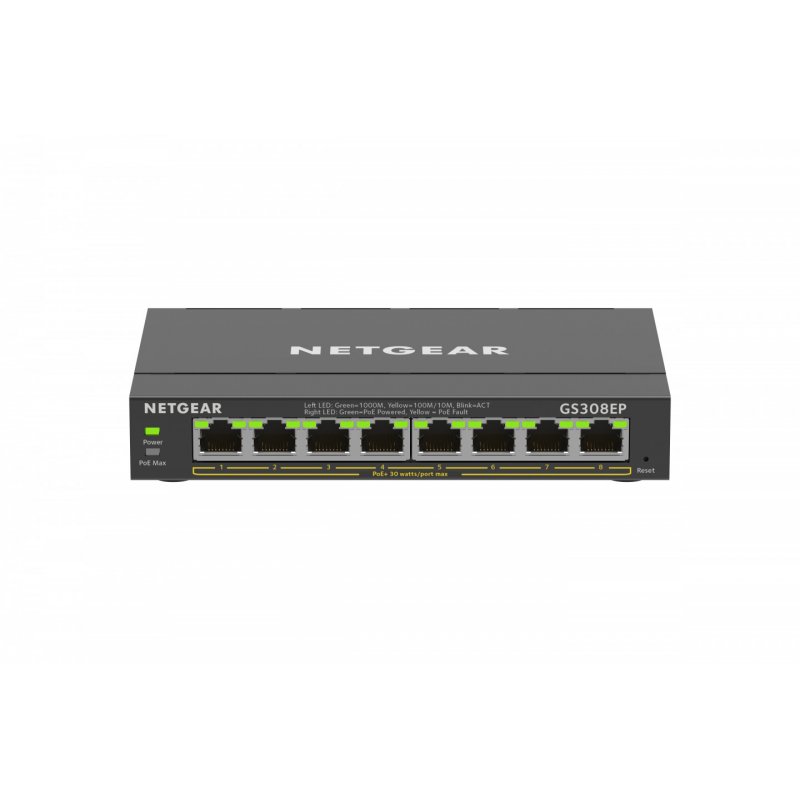 8-PORT 1G POE+ SWITCH 62 W SMART MANAGED PLUS