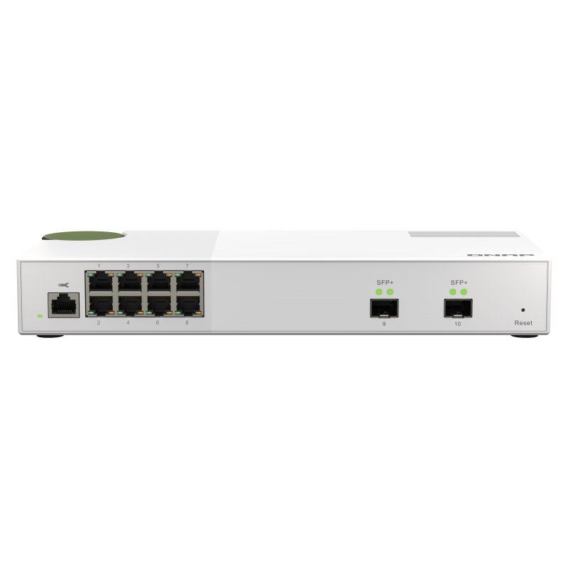 QNAP QSW-M2108-2S commutateur réseau Géré L2 2.5G Ethernet (100/1000/2500) Gris
