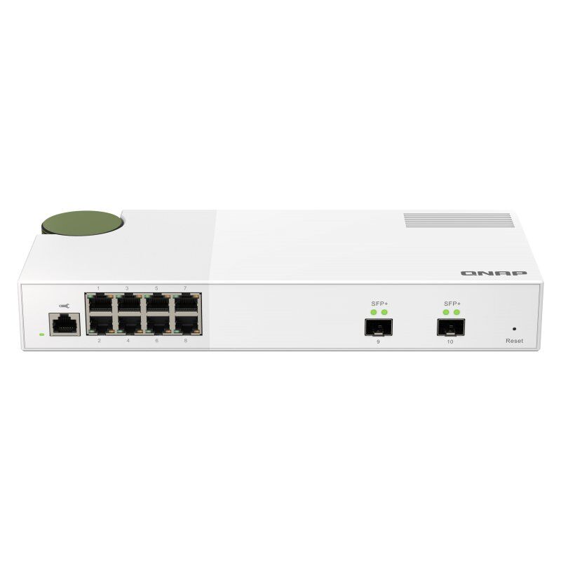 QNAP QSW-M2108-2S network switch Managed L2 2.5G Ethernet (100/1000/2500) Grey