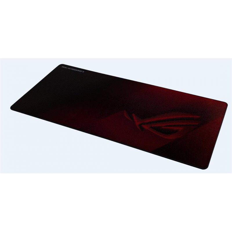 ASUS ROG Strix Scabbard II Tapis de souris de jeu Noir, Rouge