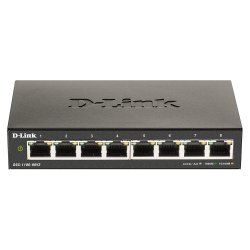 D-Link DGS-1100-08V2 commutateur réseau Géré L2 Gigabit Ethernet (10/100/1000) Noir