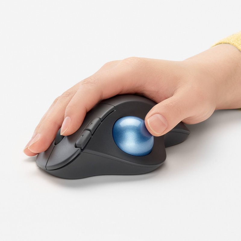 Logitech ERGO M575 - Trackball - 2.4 GHz, Bluetooth 5.0 LE - Graphite