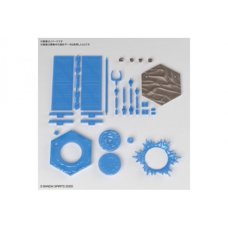 GUNDAM - Customize Scene Base Water Field - Accessoires pour Model Kit
