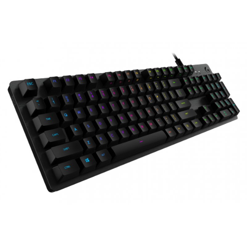 Logitech G G512 CARBON LIGHTSYNC RGB Mechanical Gaming Keyboard with GX Brown switches clavier USB AZERTY Français Char