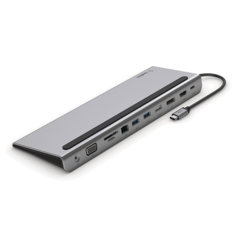 Station d'accueil USB-C pour 2 écrans 11 en 1, passtrhough 100W