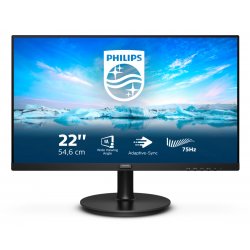 Philips V Line 222V8LA/00 computer monitor 54.6 cm (21.5") 1920 x 1080 pixels Full HD LCD Black