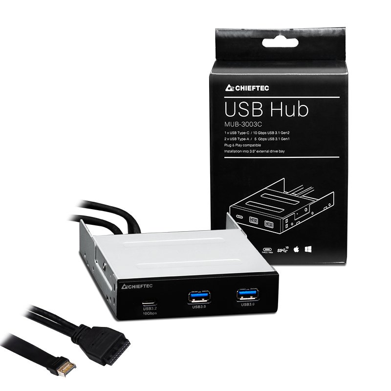 CHIEFTEC MUB-3003C USB hub Ultra fast