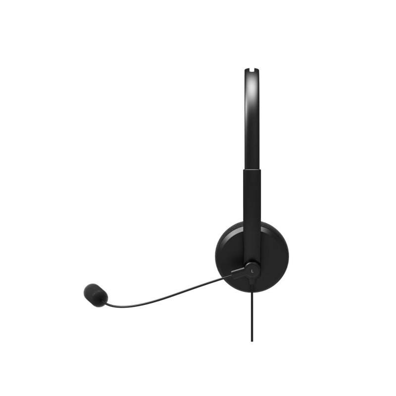 Port Designs 901604 écouteur/casque Avec fil Arceau Bureau/Centre d'appels USB Type-A Noir