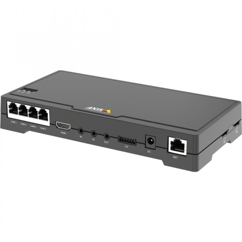 Axis 0878-002 network video recorder Black