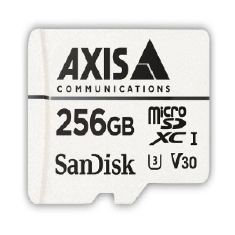 AXIS compatible SURVEILLANCE CARD 256 GB MICROSDXC CARD F/ VIDEO SURVEILL