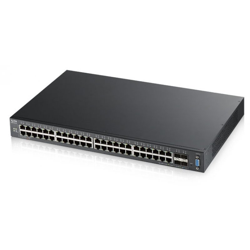 Zyxel XGS2210-52 Géré L2 Gigabit Ethernet (10/100/1000) 1U Noir