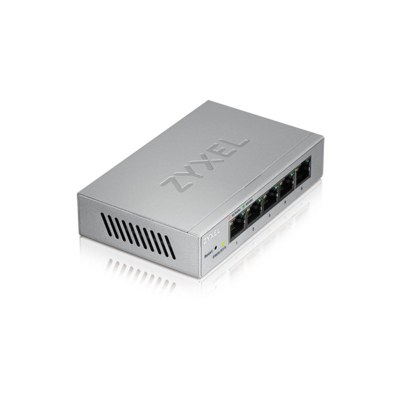 Zyxel GS1200-5 Géré Gigabit Ethernet (10/100/1000) Argent